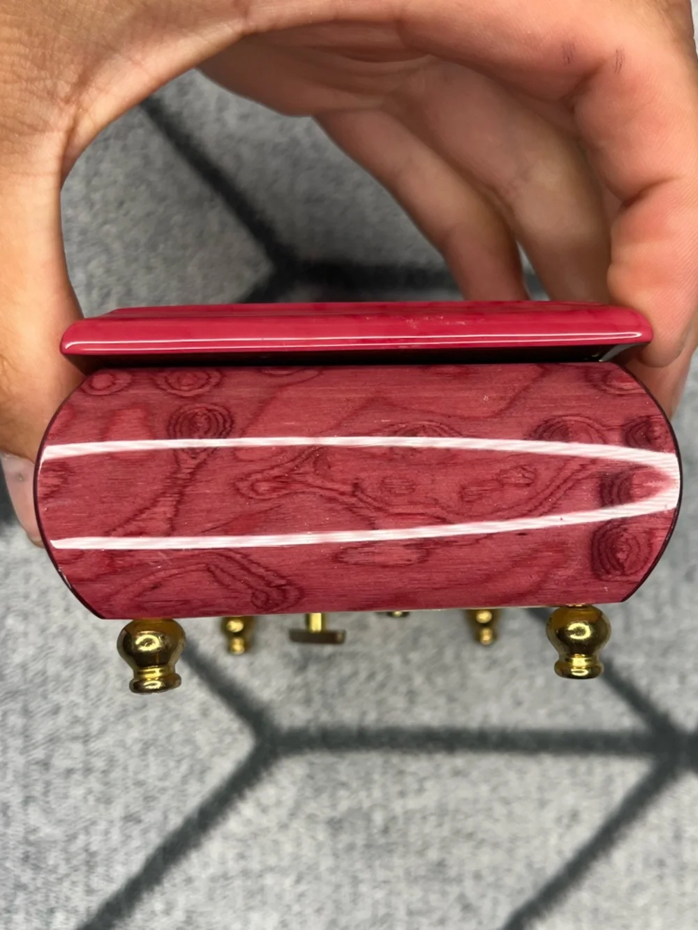 Italian Marquetry Music Jewelry Box Gangiula Sannursi Sorrento Isle of Capri